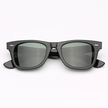 Real Glass lens retro sunglasses women men Acetate