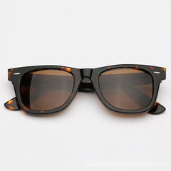 Real Glass lens retro sunglasses women men Acetate