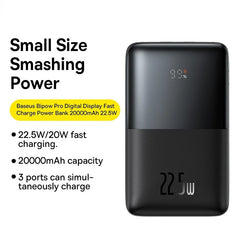 20000mAh 22.5W Bipow Pro Portable Digital Display Fast Charge