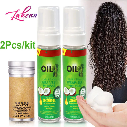 Frizz Control Hair Mousse Wave Styles Mousse Braids Moisturizing